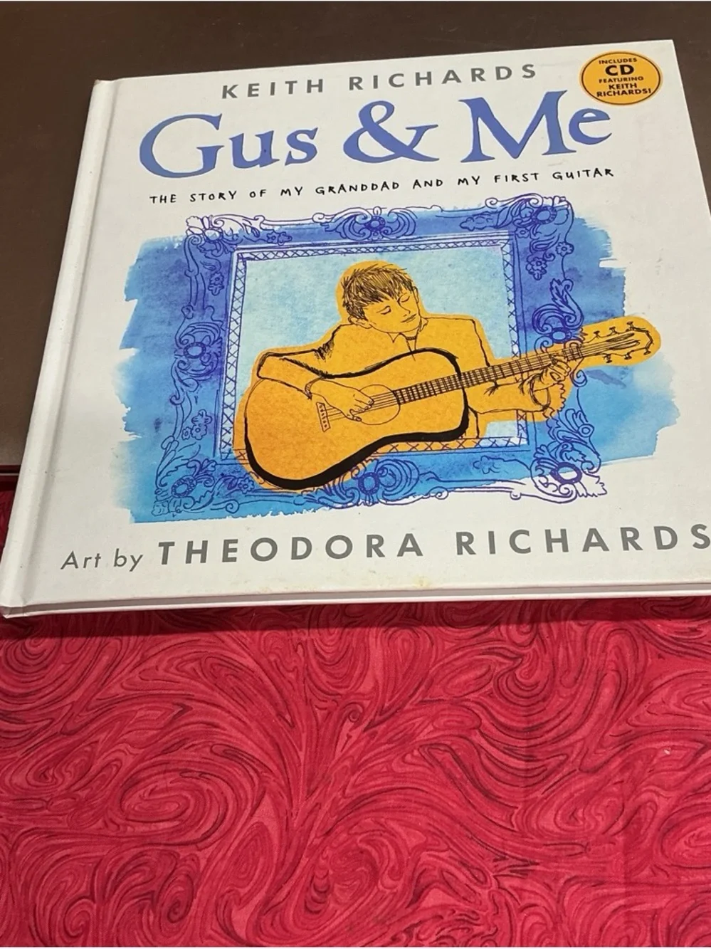 Gus & Me Hardcover C - White and Blue Cover by